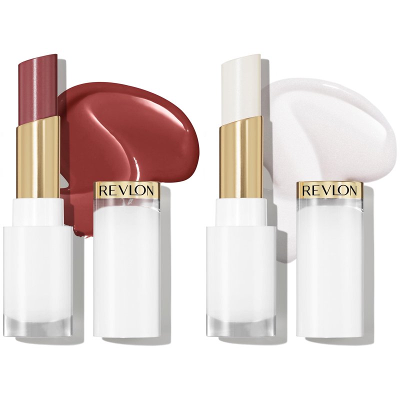 Glass Shine Tinted Lip Balm Set - Rum Raisin & Sparkling Quartz (2 Pack)
