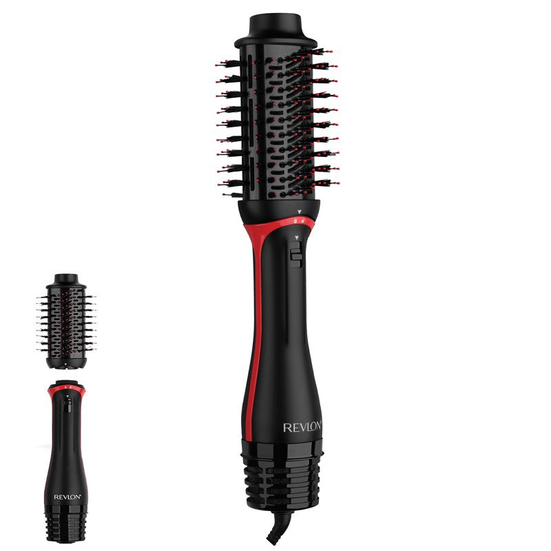 Volumizer Plus Hot Air Brush & Hair Dryer - Black
