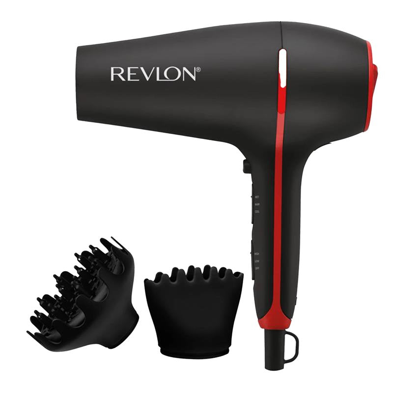 Coconut Oil-Infused Ceramic Hair Dryer with Diffuser