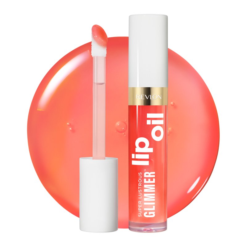 Super Lustrous Glimmer Nourishing Lip Oil, Hydrating Sheer Tinted Lip Care