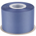 Grosgrain Ribbon 2.5 Inch x 25 Yards - Smoke Blue, Premium Polyester Craft Ribbon