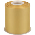 Ribbonitlux 4 Inch x 25 Yards Gold Grosgrain Ribbon - Premium Craft & Gift Wrap