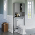 RiverRidge Over the Toilet Storage Cabinet - Gray, 7.81 Inches
