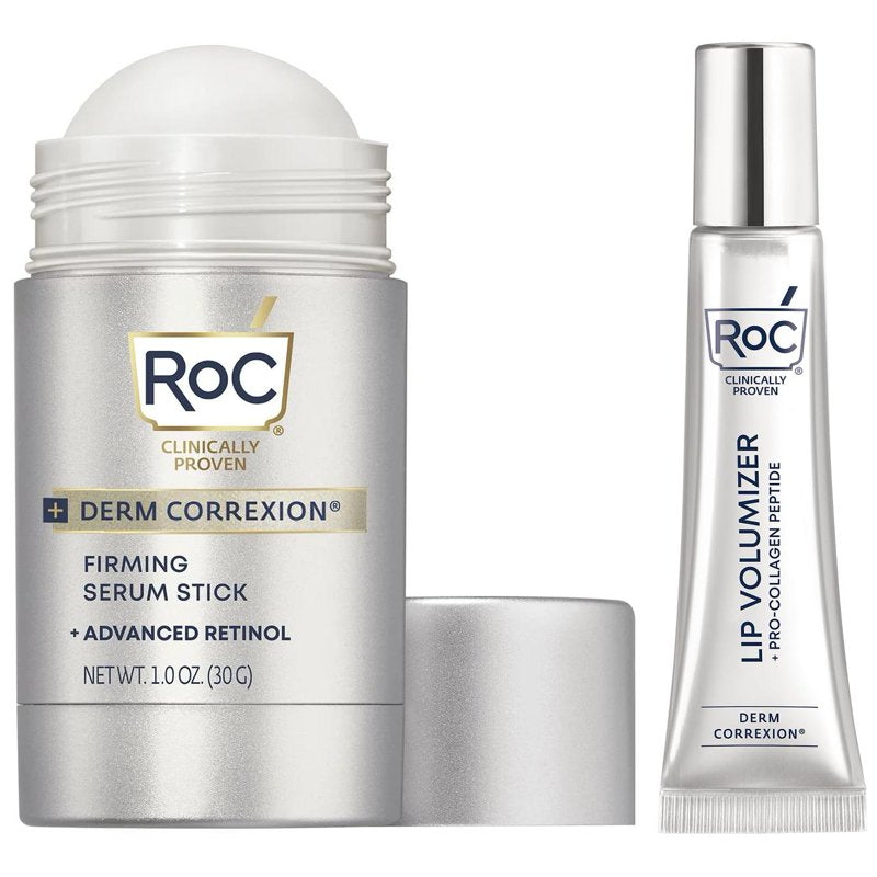 Firming Retinol Serum Stick & Lip Volumizer Bundle - Anti-Aging
