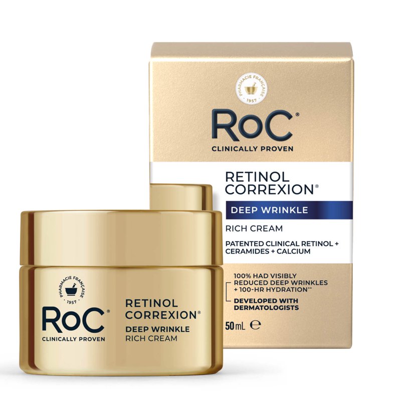 Retinol Deep Wrinkle Night Cream with Hyaluronic Acid - 1.7 oz