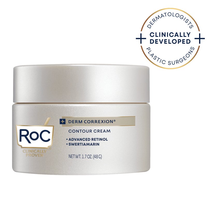 Firming Face and Neck Contour Cream with Retinol and Hyaluronic Acid 1.7 oz