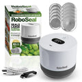Electric Mason Jar Vacuum Sealer Kit with 10 Reusable Lids - USB-C Rechargeable