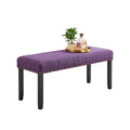 Comfortable Fabric Dining Bench with Nailhead Trim - Multiple Colors