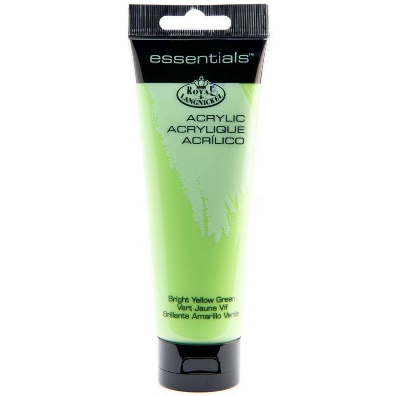 Acrylic Artist Paint - Bright Yellow Green, 120ml, Versatile & Highly Pigmented