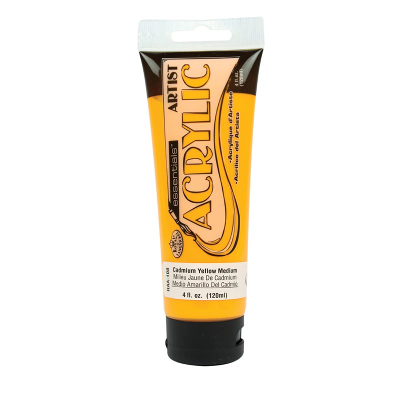 Royal Brush Artist Acrylic Paint - 120ml Cadmium Yellow Single Variation