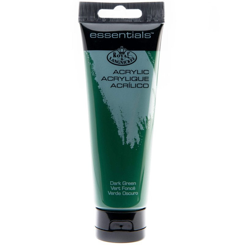 Acrylic Artist Paint - Dark Green, 120ml, Highly Pigmented, Versatile Craft Paint