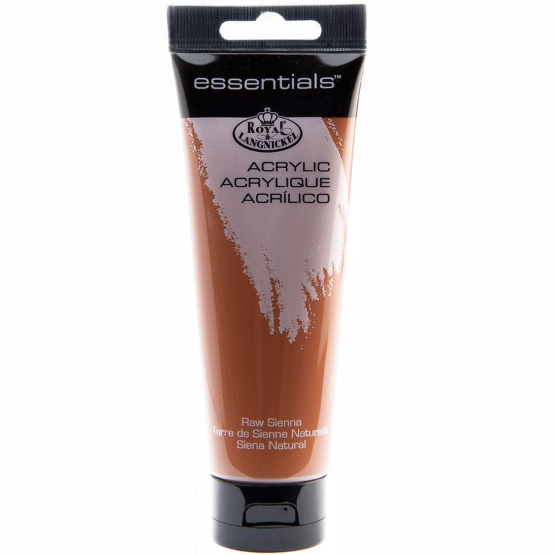 Acrylic Artist Paint - Raw Sienna, 120ml Tube - Vibrant & High-Quality