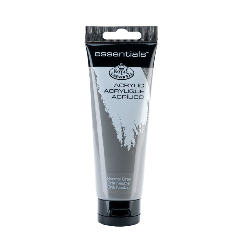 Neutral Gray Acrylic Paint 120ml for Artists & Crafts - Versatile & High Pigment
