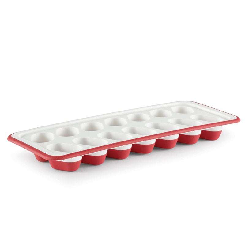Flexible Ice Cube Tray - Red & White - Single Pack
