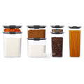 Airtight Food Storage Container Set - 7 Pieces - Clear