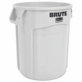20 Gallon Round Brute Trash Can - Vented Plastic Garbage Bin