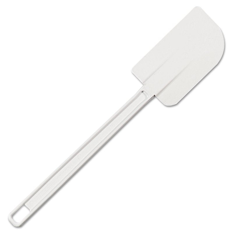 Commercial Rubber Food Scraper & Spatula - 13.5" White