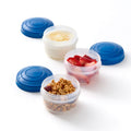 Mini Bites Containers 0.14 Quart - 3-Pack with Secure Lids