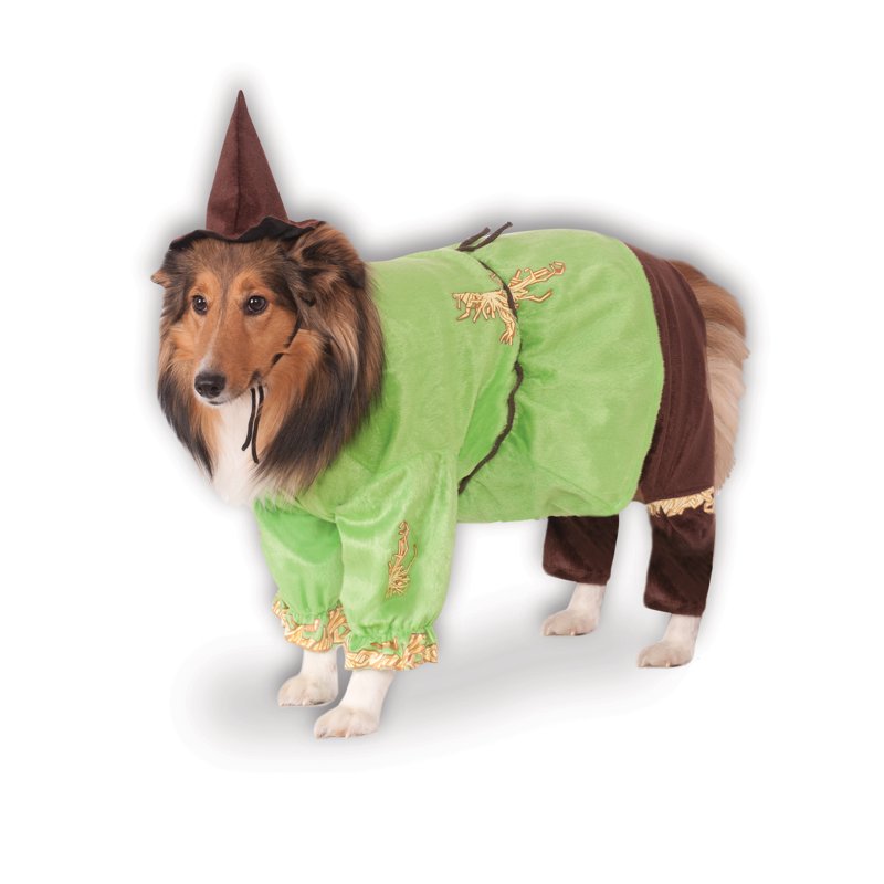 Pet Scarecrow Costume Wizard of Oz for Small Pets 6-10 lbs - Rubies Official Licensed