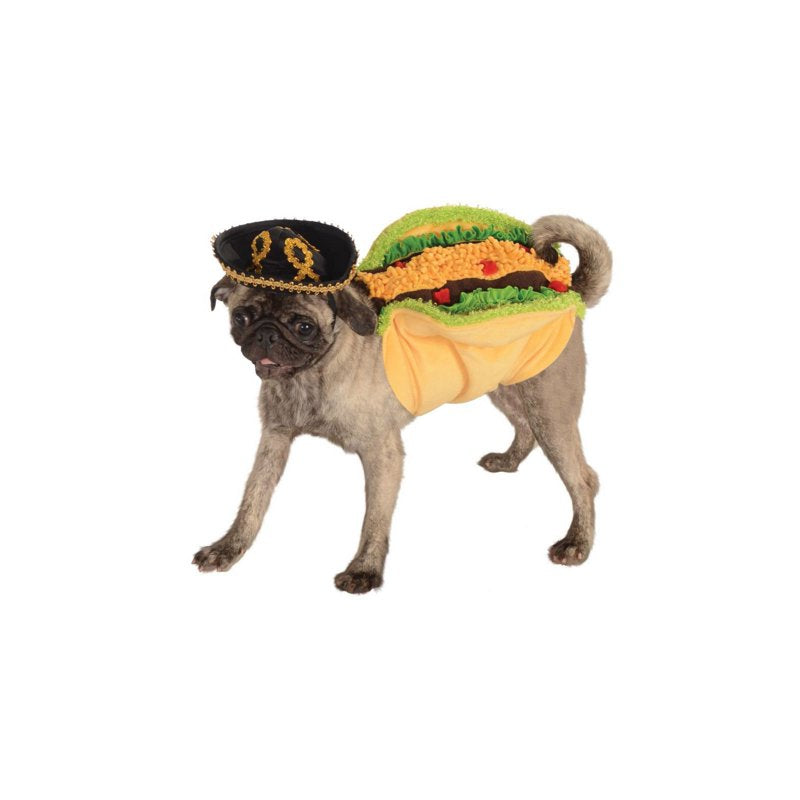 Large Taco Pet Costume for Dogs and Cats - Fiesta Costume for 21-29lbs