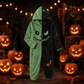 Green Halloween Onesie Pajamas for Adults Oversized Suit 4XL - Festive Costume & Loungewear