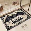 Gothic Halloween Doormat - Scraper Style Entry Door Mat for Porch & Kitchen