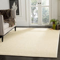 6' x 6' Square Natural Fiber Area Rug - Creme - Safavieh Charlene Border