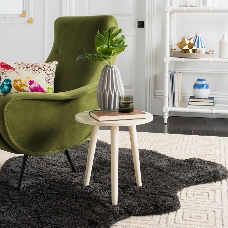 Round 3-Leg Casual Accent Table - Multiple Colors Available