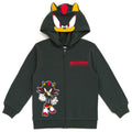 Kids Sonic the Hedgehog Fleece Hoodie - Shadow Charcoal, Size 10-12