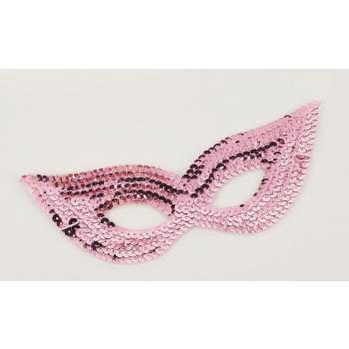 Sequin Eye Mask - Pink | Sleep & Party Eye Mask for Rest & Costume