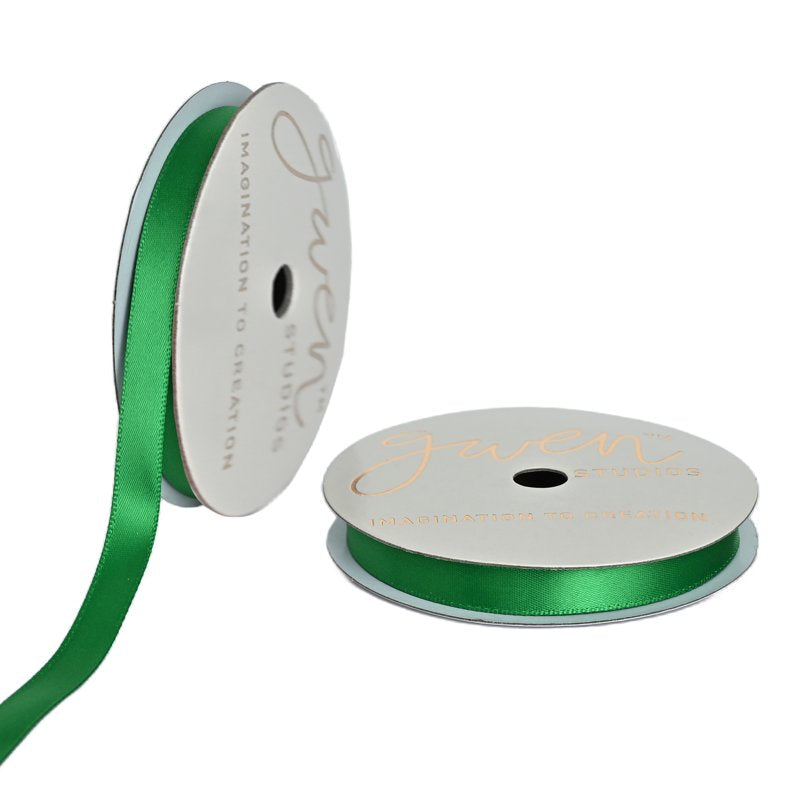 Emerald Green Satin Ribbon 7 Yards - Craft, Gift Wrap & Decoration