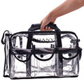 Large Clear Professional Makeup Bag with Shoulder Strap