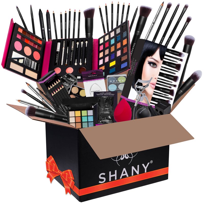 All-in-One Makeup Set Bundle - Includes Brushes, Palette & More