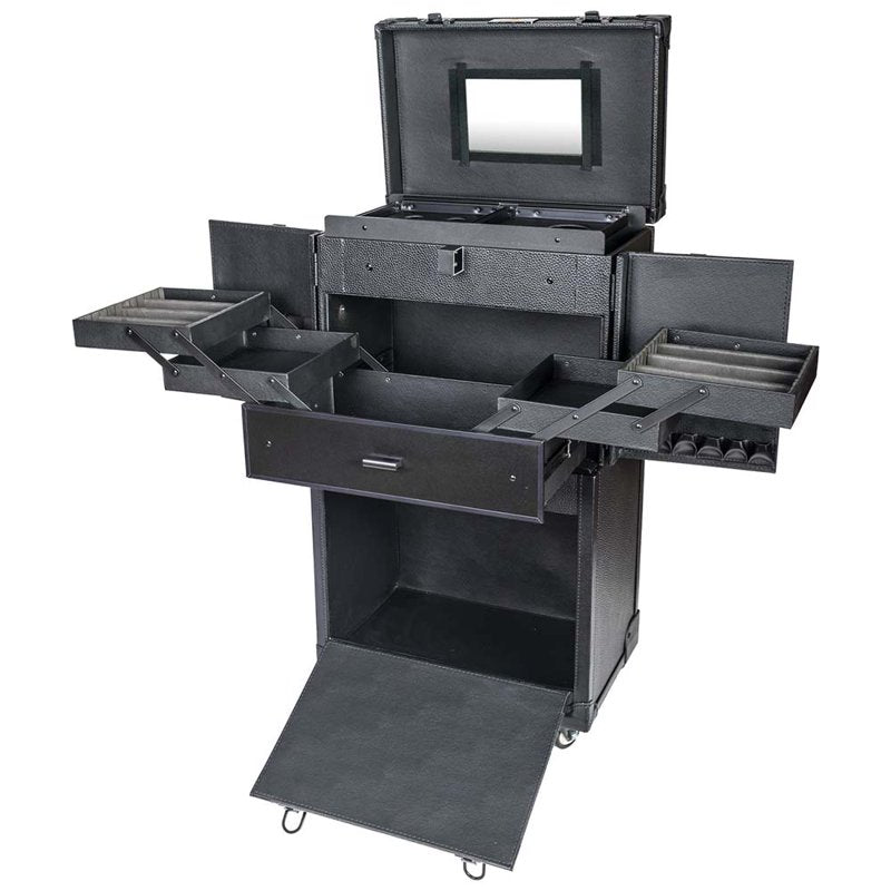 Pro Makeup Artists Multifunction Cosmetics Trolley Case - Large