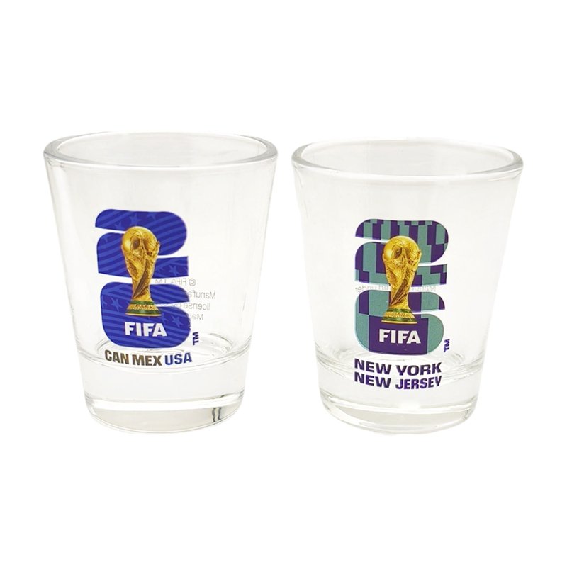 FIFA World Cup 2026 Shot Glass Set - USA/New York, 1.7oz