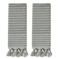 Longborough Hand Towels Set - 2 Pack Turkish Cotton Sage Bathroom Accessories