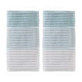 Aqua 16x26 Inch Hand Towel Set - SKL Home Planet Ombre 2-Pack Bathroom Towels