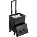 5-in-1 Rolling Makeup Train Case - Large Capacity Cosmetic Organizer