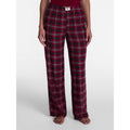 Rumba Red Peanuts Women's Sleep Pants - Plus Size Plaid Lounge Bottoms