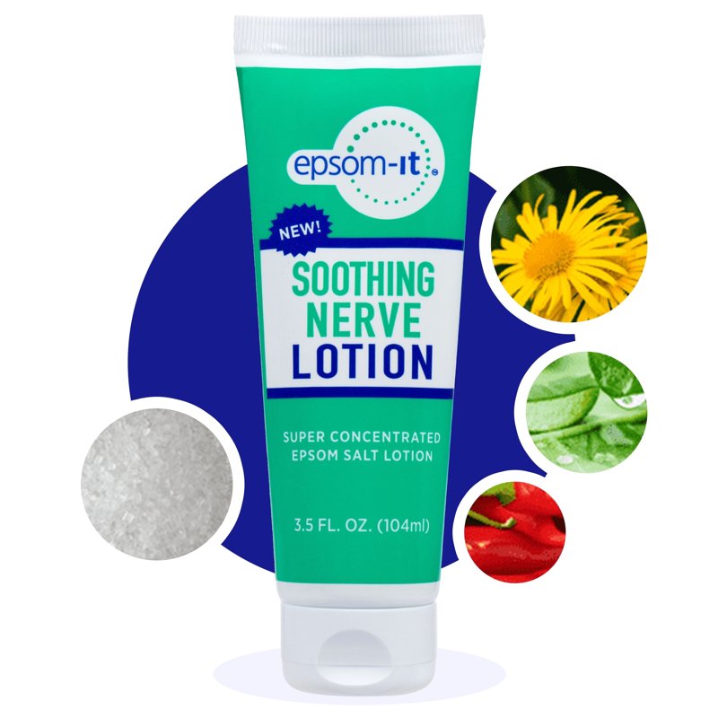 Soothing Nerve Lotion with Magnesium, Arnica & Capsaicin - 3.5 oz