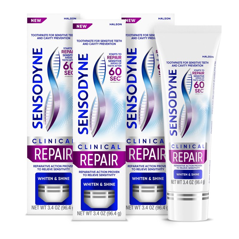 Clinical Repair Toothpaste for Sensitive Teeth - 3 Pack