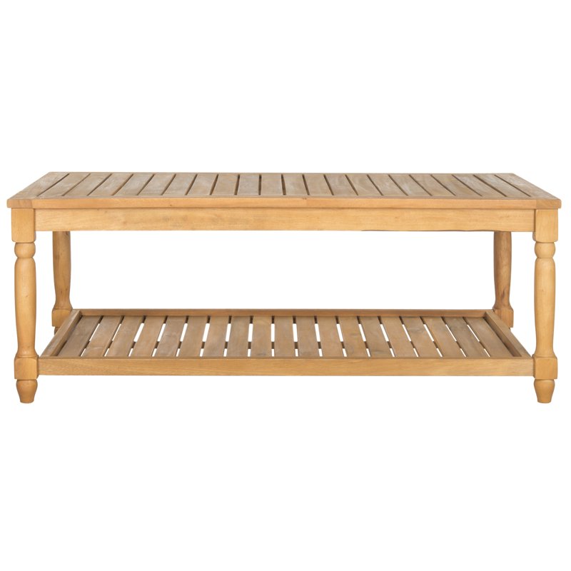 Outdoor Rectangular Coffee Table - Durable Acacia Wood