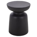 Mushroom Accent Table - Durable Polystone, Modern Design