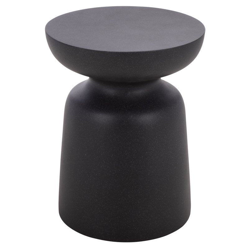 Mushroom Accent Table - Durable Polystone, Modern Design
