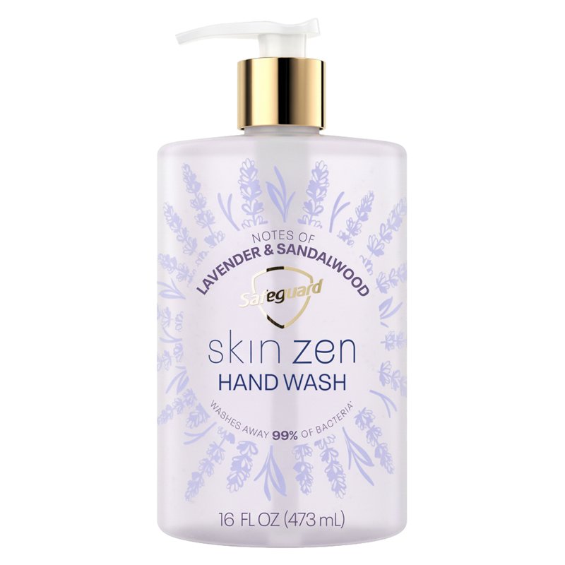 Lavender & Sandalwood Liquid Hand Soap, pH-Balancing Moisturizing Wash, 16 oz