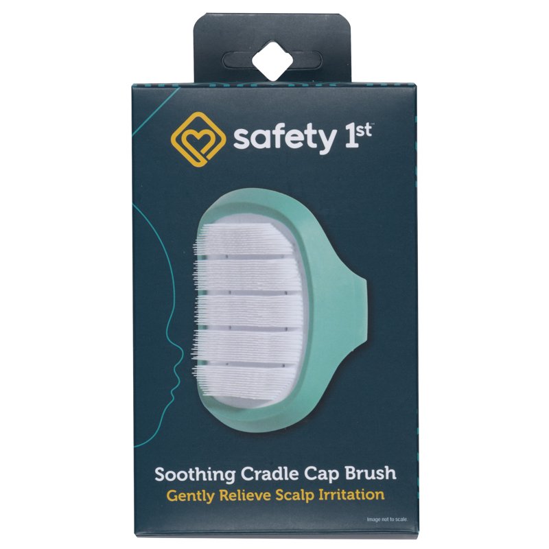 Cradle Cap Soft Bristle Brush for Babies - Aqua