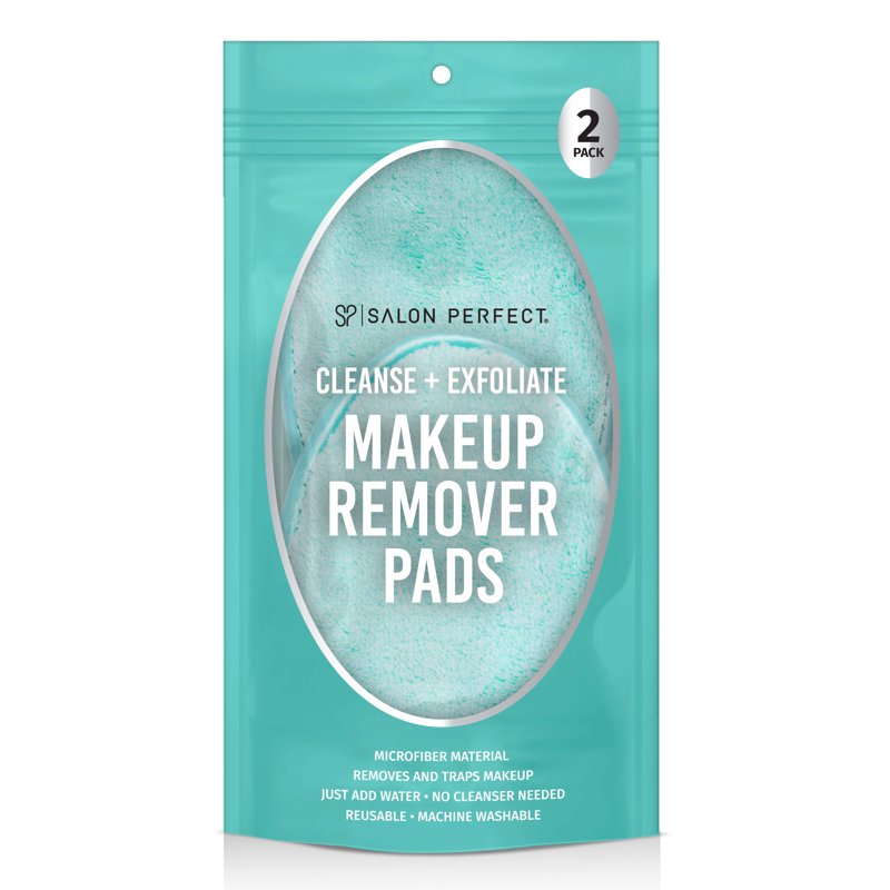 Reusable Microfiber Makeup Remover Pads - Gentle Exfoliating Face Wipes