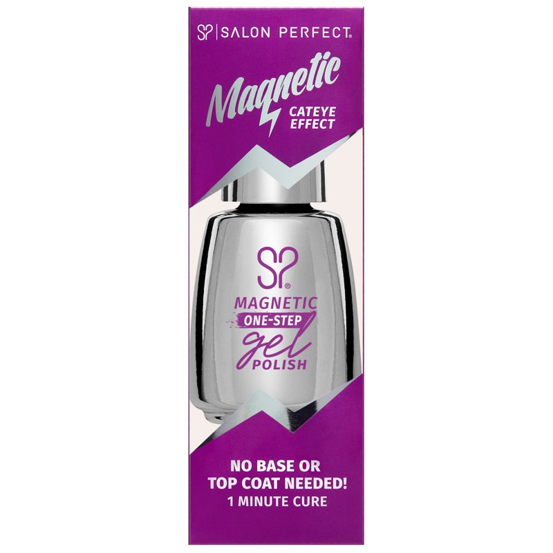 Magnetic Cat-Eye Gel Nail Polish - Purple - 0.5 fl oz with Magnet Tool