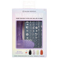Nail Art Stamping Kit with 3 Plates, Silicone Stamper and Scraper