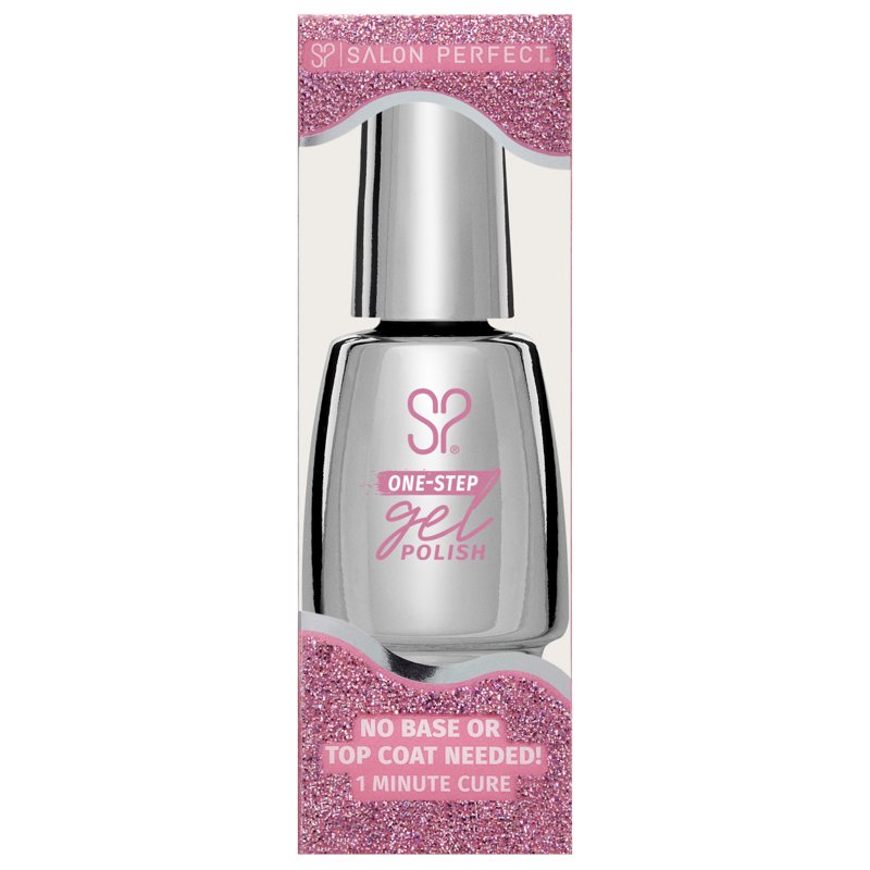 One-Step Gel Nail Polish - Shimmer Down Pink Glitter, 0.5 fl oz